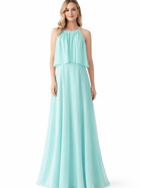 Elegant Aqua Maxi Dress
NEW Size 2